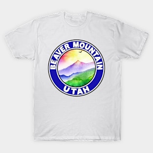 Skiing Beaver Mountain Utah Ski Mountain T-Shirt